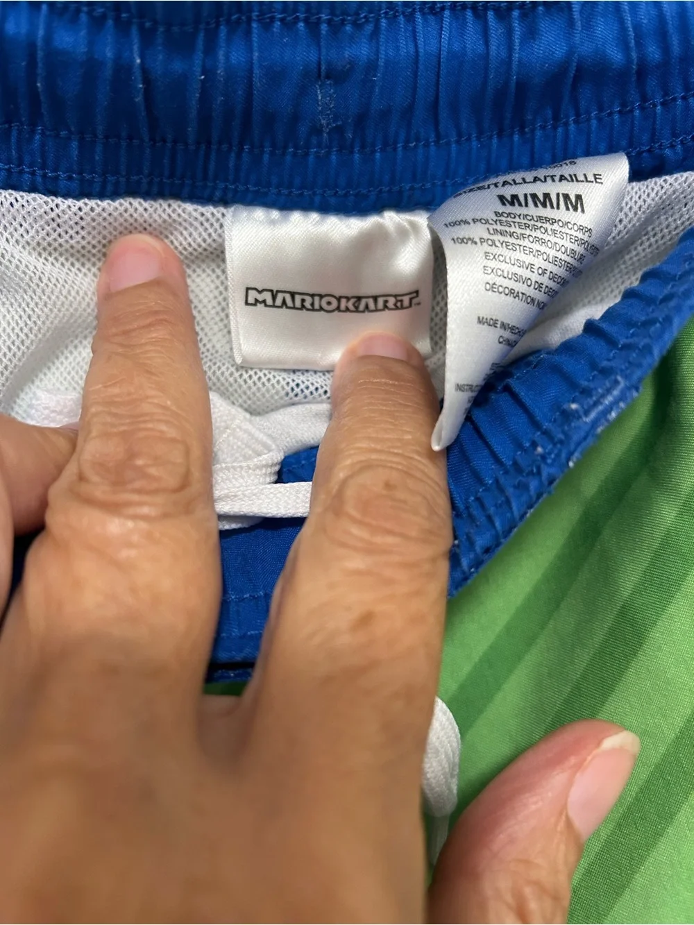 Nintendo Mario Kart Green Boys' Swim Shorts